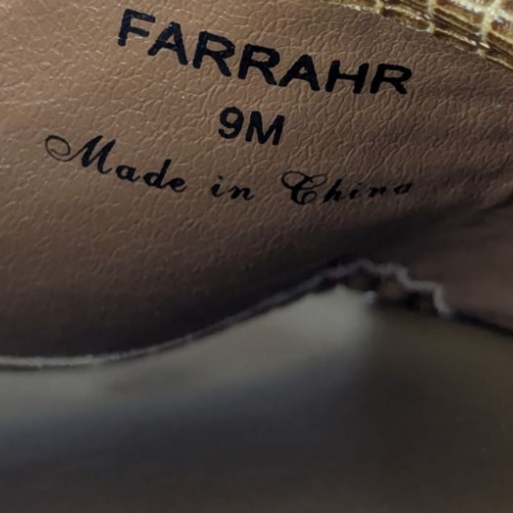 Farrah Platform Sandal In Saddle... Size..9M - Picture 4 of 7
